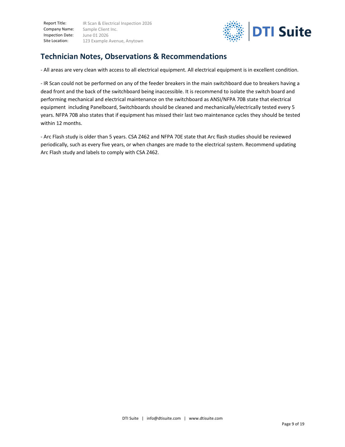 Sample page 9: Findings 4