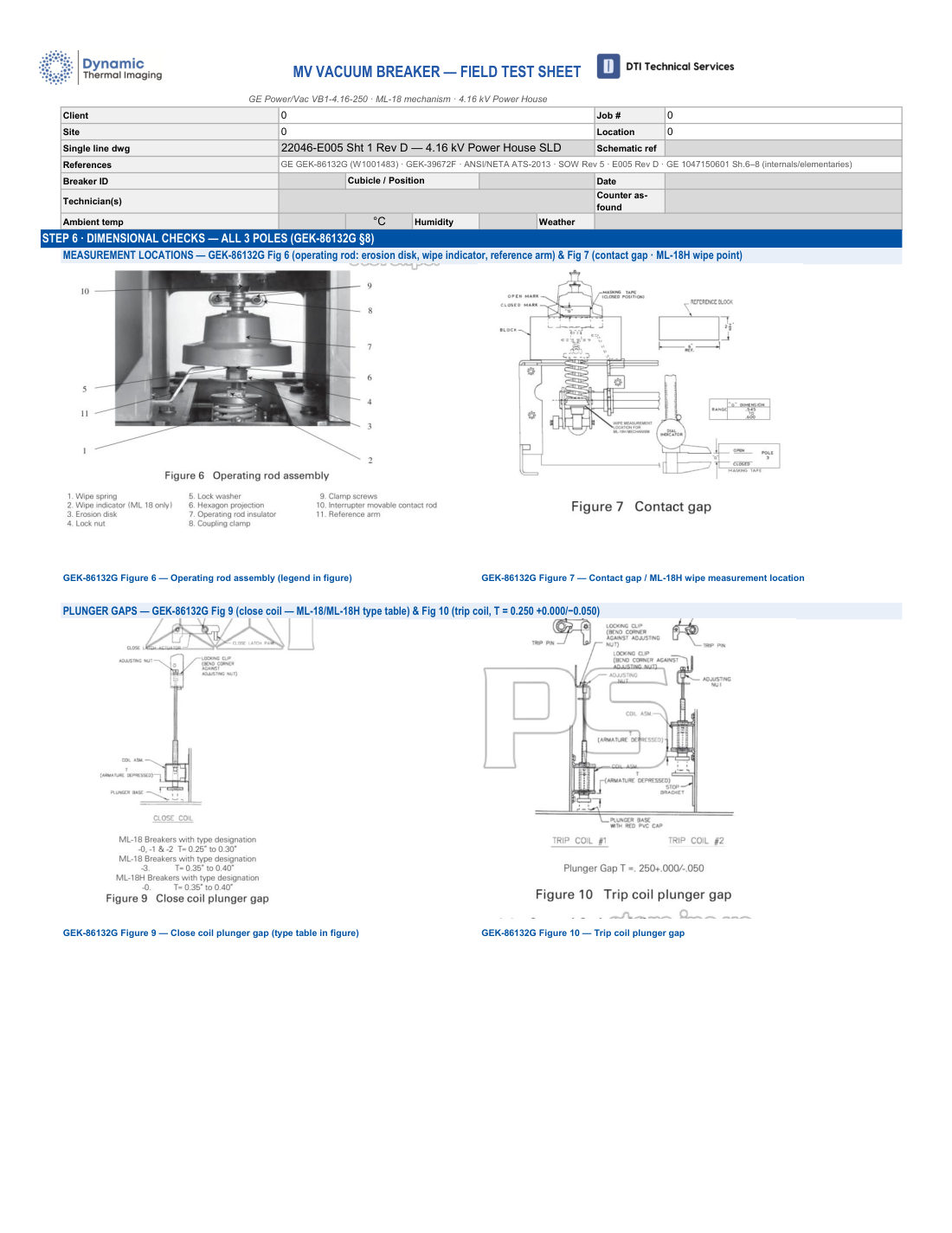 Sample page 7: Breaker test sheet 4/9